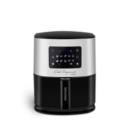 PRIXTON Cook Organics Pro Unique 6 L Autonome 1700 W Friteuse d’air chaud Noir, Argent