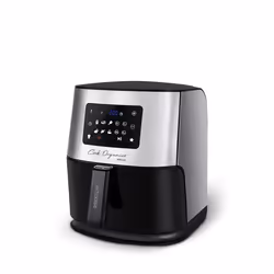 PRIXTON Cook Organics Pro Unique 6 L Autonome 1700 W Friteuse d’air chaud Noir, Argent