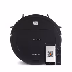 PRIXTON Siesta robot aspirateur 0,25 L Sans sac Noir