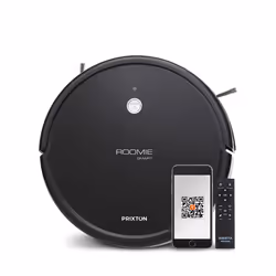 PRIXTON Roomie Smart robot aspirateur 0,3 L Sans sac Noir