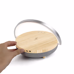PRIXTON Speaker Light Madera Blanc, Bois 10 W