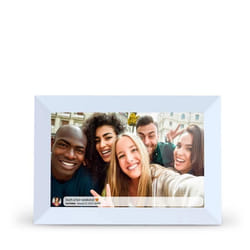 Cadre Photo Numérique PRIXTON Prado avec WiFi Écran tactile 10” Résolution HD Mémoire 1/16 Go USB et Carte SD Couleur Blanc