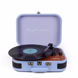 Platine Vinyle PRIXTON VC600 Tourne-disque Bluetooth/USB/SD Lecteur et Numérisation des vinyles 2 Haut-parleurs Couleur Viole ...