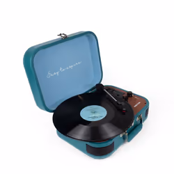PRIXTON VC600 platine Tourne-disque à entraînement direct Bleu