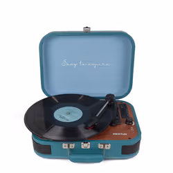 PRIXTON VC600 platine Tourne-disque à entraînement direct Bleu