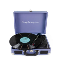 Platine Vinyle PRIXTON VC400 Tourne-disque Bluetooth/USB/SD Lecteur et Numérisation des vinyles 2 Haut-parleurs Couleur Lilas