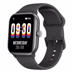 PRIXTON SWB32 smartwatche et montre de sport 4,7 cm (1.85") AMOLED Numérique 390 x 450 pixels Écran tactile Noir GPS (satellite)