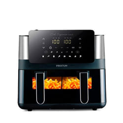 Friteuse sans huile PRIXTON Cook Organics Dual 8 litres Écran tactile 2000 W 12 Programmes Double Compartiment Noir