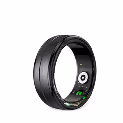 Bague Connectée Bague fitness PRIXTON Orbyt Taille 9 Diamètre 19.1 mm Étanche Fréquence cardiaque Batterie de 15 jours Noir