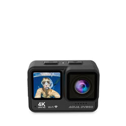 Caméra Sportive AQUA DV850 WiFi App Mobile Double Écran LCD IPS Résolution 4K et 24MP Stabilisateur dimage EIS Étanche Noir