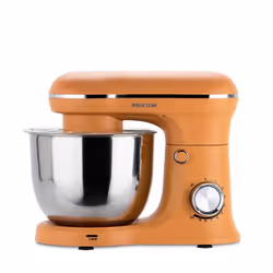 Robot Pâtissier PRIXTON KR250 Multifonctions 5 litres 1500W 10 Vitesses 3 accessoires Matte Orange