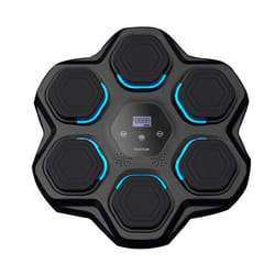 Machine de Boxe Musicale Combat BM100 avec Gants 9 Niveaux de Difficulté Lumières et Effets Sonores Écran Tactile Bluetooth