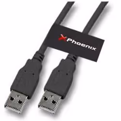 Phoenix Technologies 3m USB A/USB A, 3 m, USB A, USB A, USB 2.0, Mâle/Mâle, Noir