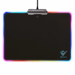 Phoenix Technologies Factor-xpad, Noir, Monochromatique, Acrylique, Alimenté par port USB, Multicolore, Tapis de souris de je ...