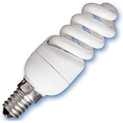 Ampoule basse consommation - IGLUX - Spirale 15 W - Lumière chaude - Culot E27 - 30000 heures de vie