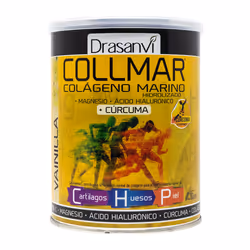 Drasanvi Collmar Magnesium with Curcumin Vanilla, Vanille, Collagène hydrolysé, Vitamine C, 300 g, 1 pièce(s), Hydrolysed Mar ...