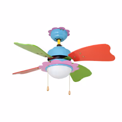 Orbegozo CC 62075, Ventilateur à lame domestique, Multicolore, Plafond, 75 cm, 360°, Secteur