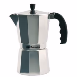 Orbegozo KF 200, Cafetière à moka, Aluminium, Aluminium, 2 tasses