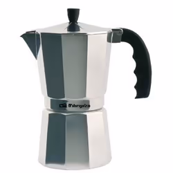 Orbegozo KF 100, Cafetière à moka, Aluminium, Aluminium, 1 tasses