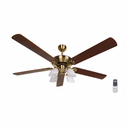 Orbegozo CP 66142, Ventilateur à lame domestique, Bois, Plafond, 142 cm, Sans fil, Secteur