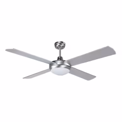Orbegozo CP 77132, Ventilateur à lame domestique, Acier inoxydable, Plafond, Aluminium, 132 cm, Secteur