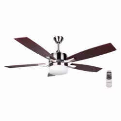 Orbegozo CP 79132, Ventilateur à lame domestique, Chrome, Blanc, Plafond, 132 cm, Secteur, 60 W