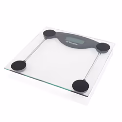 Orbegozo PB 2211, Pèse-personne électronique, 150 kg, Noir, Transparent, kg, Carré, Verre