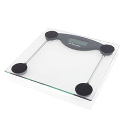 Orbegozo PB 2211 Carré Noir, Transparent Pèse-personne électronique