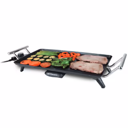 Orbegozo TBC 3500, Plancha, Verre-céramique, Noir, Rotatif, 2500 W, 490 mm