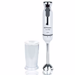 Orbegozo BT 2200, Mélangeur par immersion, 0,5 L, 600 W, Acier inoxydable, Blanc