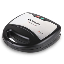Orbegozo SW 7250 gaufrier et appareil à croque-monsieur 750 W Noir, Gris
