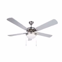 Orbegozo CP 83132, Ventilateur à lame domestique, Chrome, Gris, Plafond, 132 cm, 60 W, 230 V