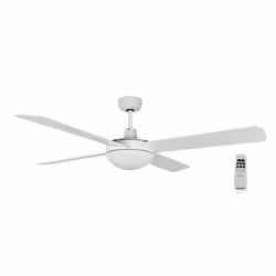 Orbegozo CP 87132, Ventilateur à lame domestique, Blanc, Plafond, Aluminium, 132 cm, Sans fil
