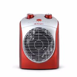 Orbegozo FH 5026 Intérieure Rouge, Argent 2200W