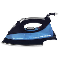 Orbegozo SV 2680 fer à repasser Fer à vapeur Semelle en acier inoxydable 2600 W Noir, Bleu
