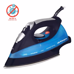 Orbegozo SV 2680 fer à repasser Fer à vapeur Semelle en acier inoxydable 2600 W Noir, Bleu