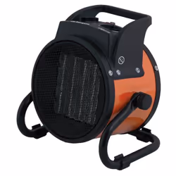 Orbegozo FHR 2040, Chauffage électrique à bain d’huile, Vitrocéramique, Intérieure, Noir, Orange, Rotatif, 2000 W