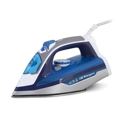 Orbegozo SV 2670 Fer à repasser à sec ou à vapeur Semelle en céramique 2600 W Bleu, Gris