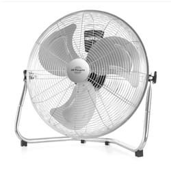 Orbegozo PW 0851 ventilateur Noir, Acier inoxydable