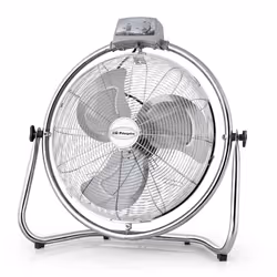 Orbegozo PWO 1946, Ventilateur à lame domestique, Acier inoxydable, Sol, Table, Rotatif, Secteur, 130 W