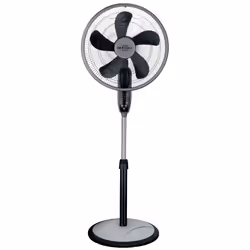 Orbegozo SF 0246, Ventilateur à lame domestique, Noir, Sol, Table, 40 cm, 80°, 7,5 h