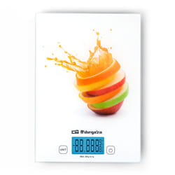 Orbegozo PC 2025 escabeaux de cuisine Multicolore Rectangle Balance de ménage électronique