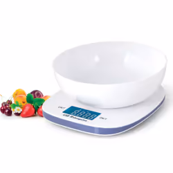 Orbegozo PC 1014, Balance de ménage électronique, 5 kg, 1 g, Blanc, Comptoir, Rectangle