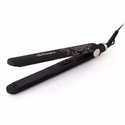 Orbegozo PL 3500, Fer à lisser, À chaleur, Barre de défilement, Tous types de cheveux, Cheveux secs, Noir