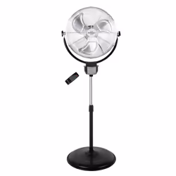 Orbegozo PWS 3050 ventilateur Noir, Acier inoxydable