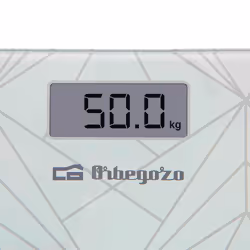 Orbegozo PB 2218 Carré Blanc Pèse-personne électronique