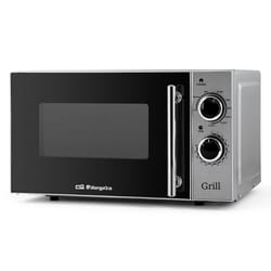 Orbegozo MIG 2550 micro-onde Comptoir Micro-onde combiné 20 L 700 W Noir, Acier inoxydable