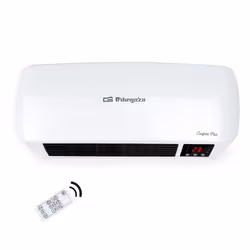 Orbegozo SP 6000, Chauffage de ventilateur électrique, Vitrocéramique, IP22, Intérieure, Mur, Blanc
