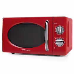 Orbegozo MI-2020, Comptoir, Micro-onde simple, 20 L, 700 W, Rotatif, Rouge