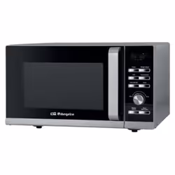 Orbegozo MIG 2043, Comptoir, Micro-onde combiné, 20 L, 700 W, Boutons, Rotatif, Noir, Acier inoxydable